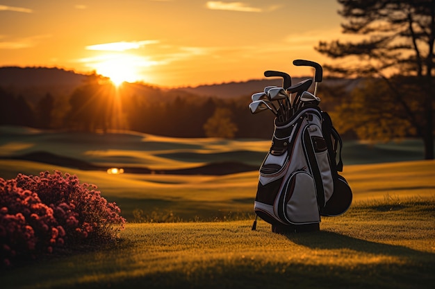 Photo gratuite club de golf en plein air