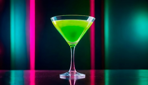 Photo gratuite cocktail rafraîchissant dans le style néo-futuriste