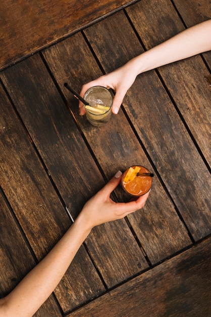 Des cocktails