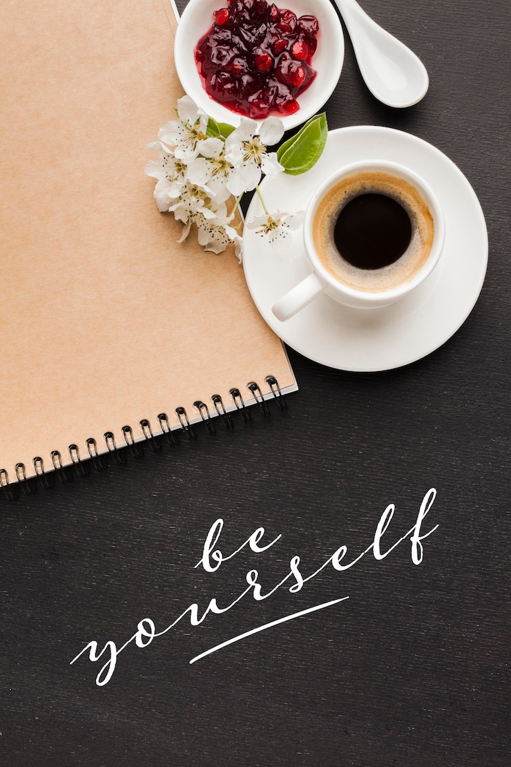 Photo gratuit collage de mots inspirants