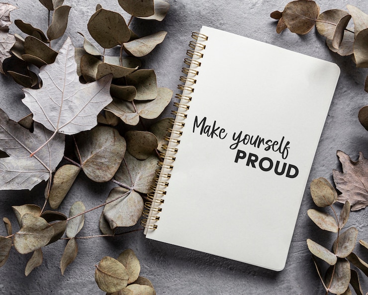 Photo gratuit collage de mots inspirants