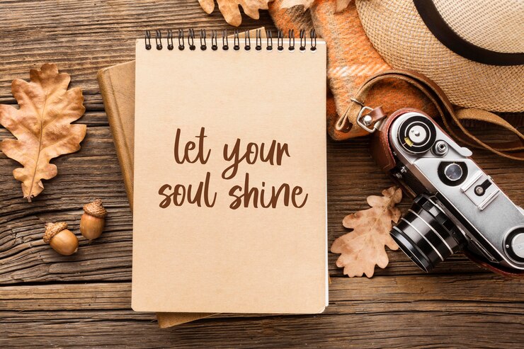Photo gratuit collage de mots inspirants