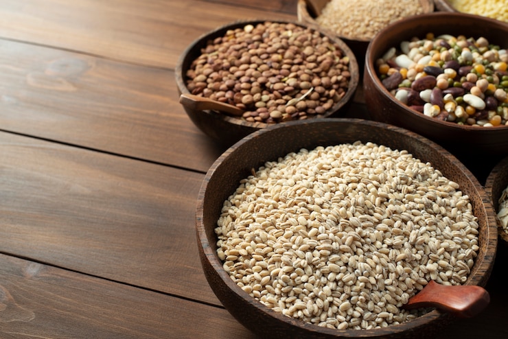 Photo gratuit collection d'allergènes alimentaires courants pour les personnes