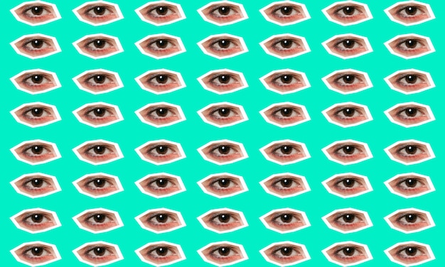 Collection Collage avec des yeux