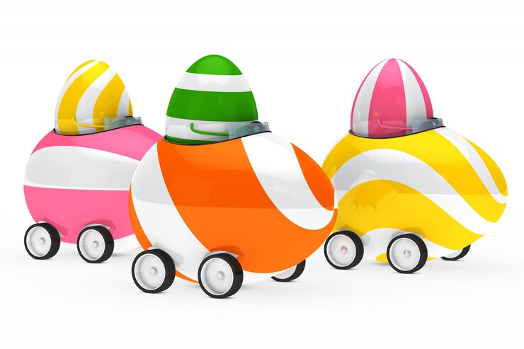 Photo gratuit colorful eggs conduite