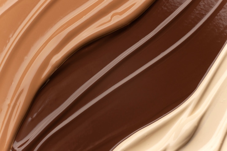 Photo gratuit combinaison de textures de maquillage