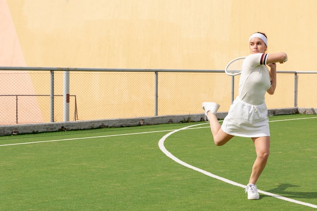 Compétition de jeunes joueurs de tennis