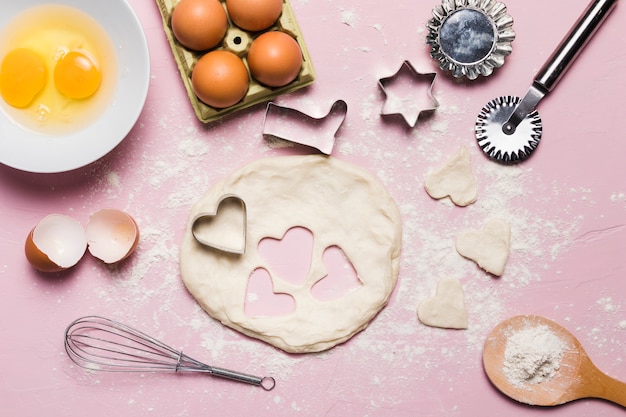 Composition de boulangerie avec de la pâte