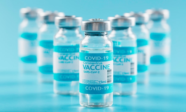 Composition des bouteilles de vaccin préventif contre le coronavirus