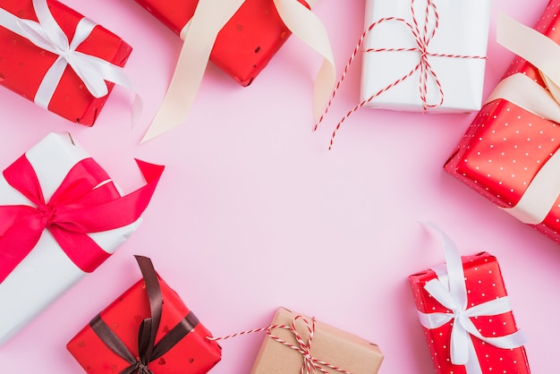 Composition des cadeaux de la Saint-Valentin