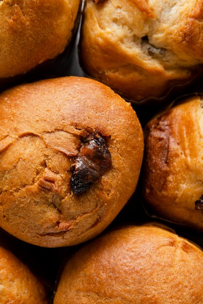 Composition délicieuse de panettone de nature morte