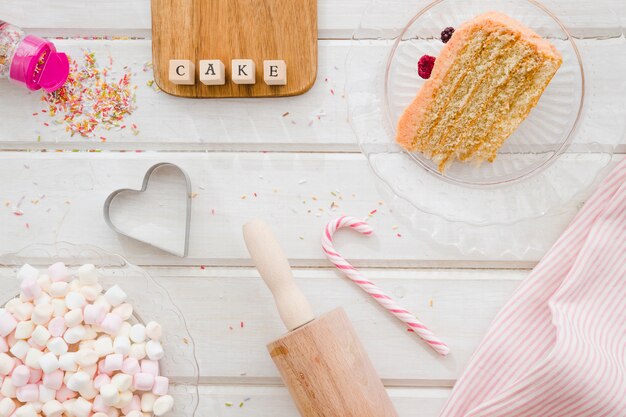 Composition du petit-déjeuner pour la fête des mères