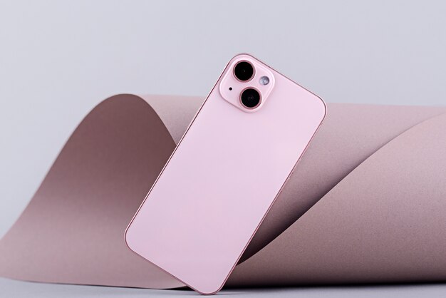 Composition élégante du smartphone