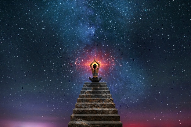 Composition de fond d'écran astral fantastique
