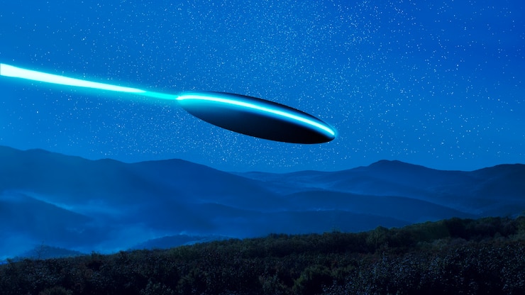 Photo gratuit composition de fonds d'écran astral avec des montagnes