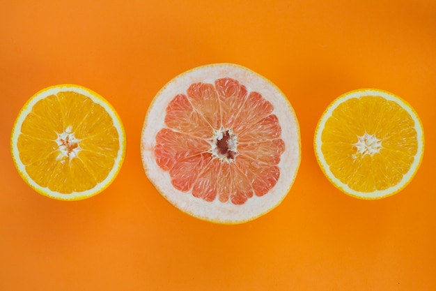 Composition des fruits d&#39;orange