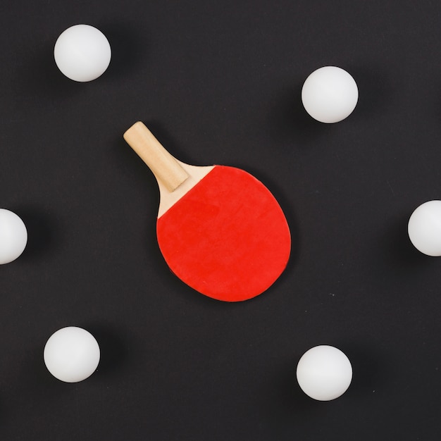 Composition moderne d&#39;équipement de ping-pong