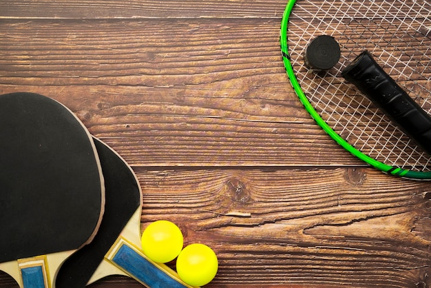 Composition moderne de ping-pong