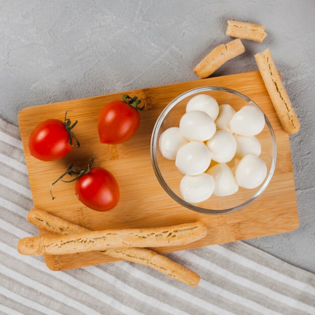 Composition de mozzarella