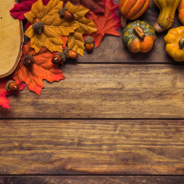 Composition de la récolte d'automne