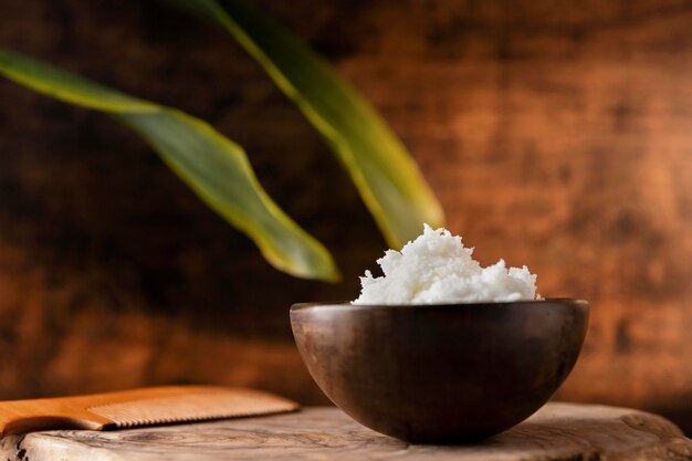 Composition de soin de beauté au beurre de karité