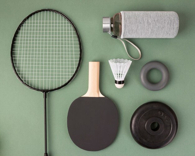 Composition de sport nature morte