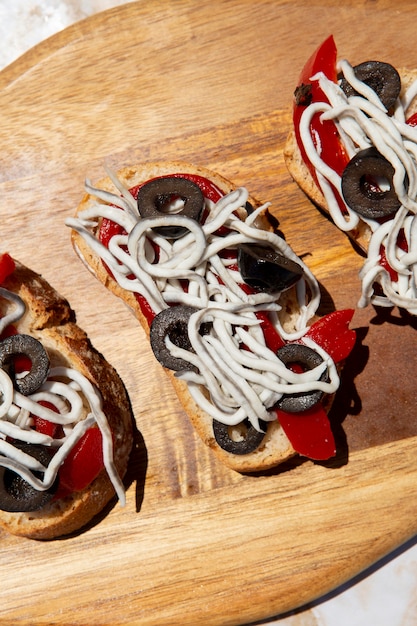 Composition traditionnelle de plat de gulas délicieux