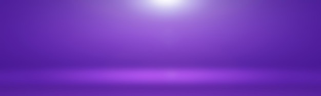 Concept d'arrière-plan de studio abstrait fond de salle de studio violet dégradé de lumière vide pour le produit Fond de studio uni