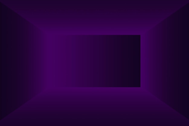 Photo gratuite concept d'arrière-plan de studio - arrière-plan abstrait de salle de studio violet dégradé de lumière vide pour le produit. fond de studio uni.