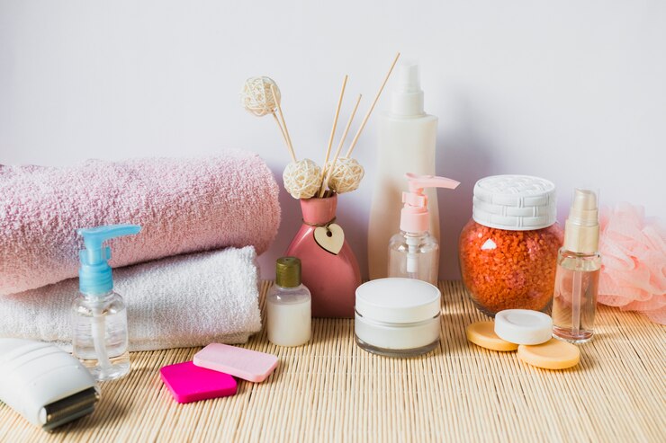 Photo gratuit concept de beauté nature morte