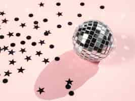 Photo gratuite concept de boule disco