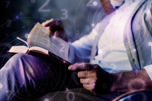 Le concept de collage de numérologie