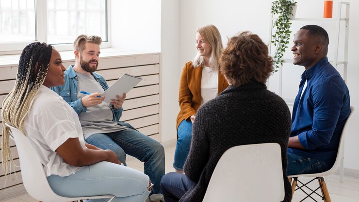 Photo gratuit concept de communauté avec réunion