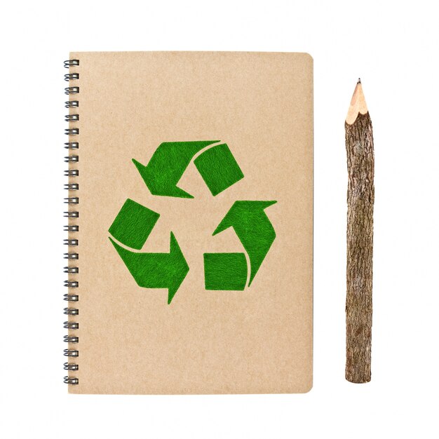 concept conservation environnement de papier de cahier