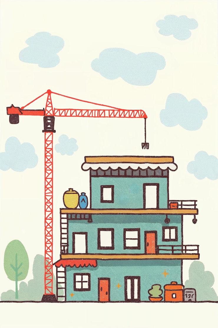 Photo gratuit le concept de crise du logement illustré