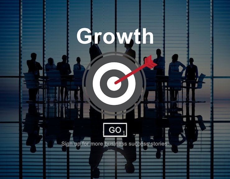 Photo gratuit concept de développement de progrès de croissance