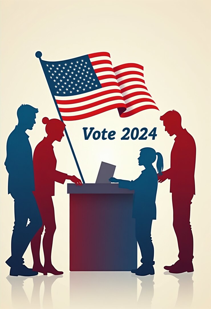 Photo gratuit le concept des élections américaines de 2024