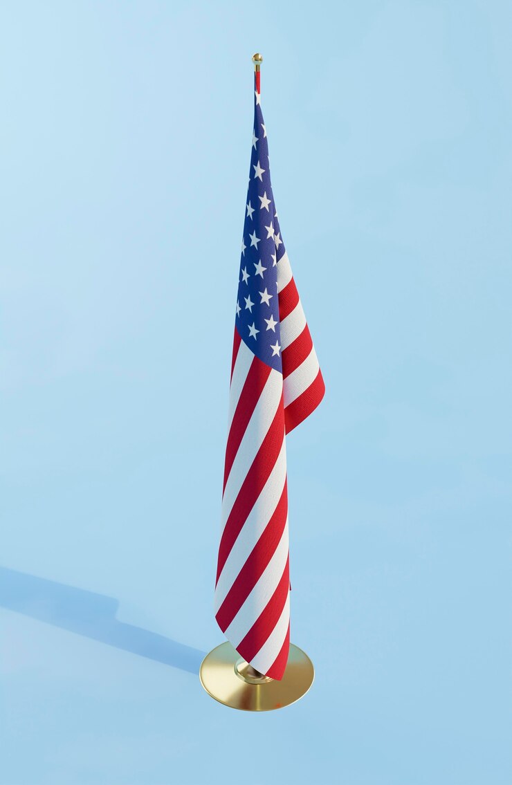Photo gratuit le concept des élections américaines avec le drapeau américain