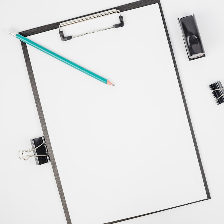 Photo gratuit concept d'entreprise avec le presse-papier