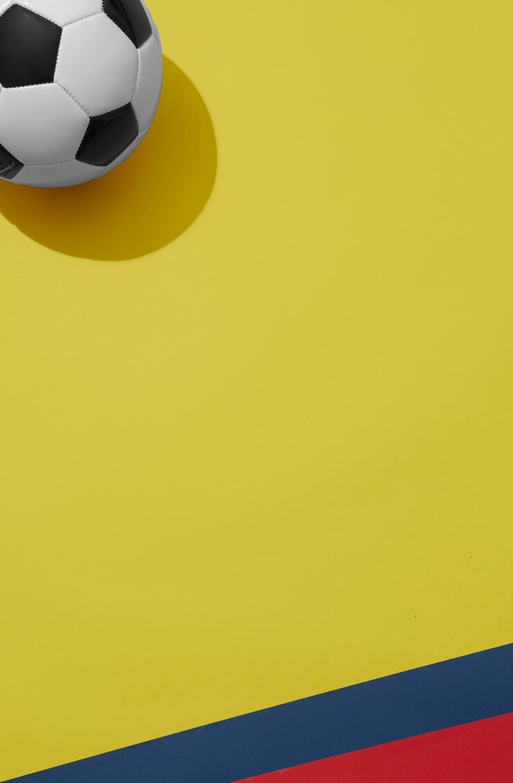Photo gratuit concept de l'équipe nationale colombienne de football