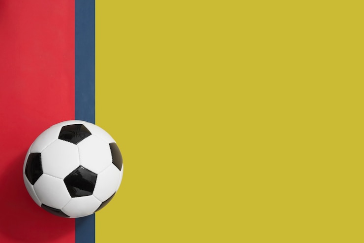 Photo gratuit concept de l'équipe nationale colombienne de football