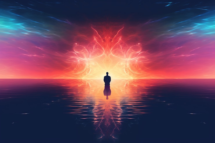 Photo gratuit concept d'éveil spirituel