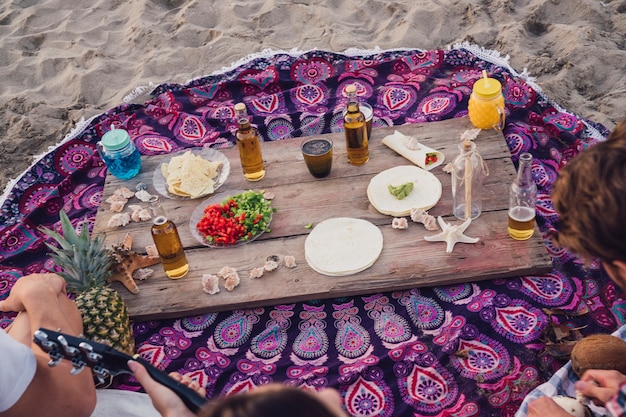 Photo gratuite concept de fête de plage