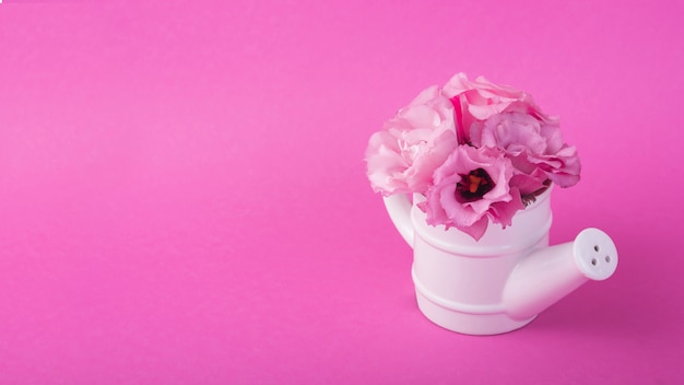 Photo gratuite concept de fleurs modernes avec arrosage