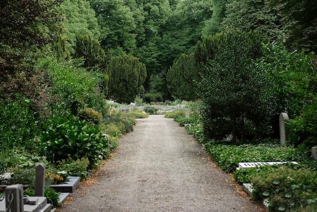 Concept de fond de cimetière