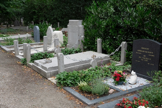 Concept de fond de cimetière