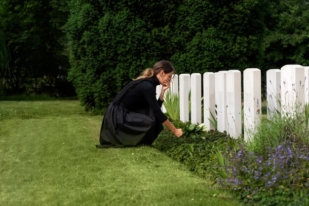 Concept de fond de cimetière