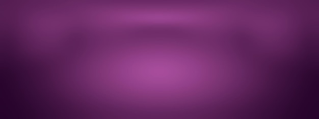 Concept de fond de studio abstrait fond de salle de studio violet dégradé clair vide pour le produit