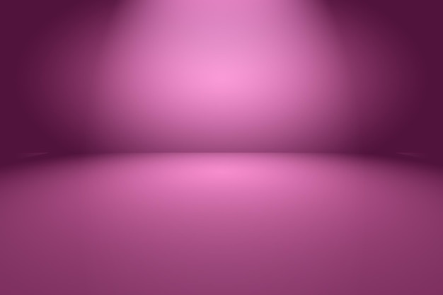 Photo gratuite concept de fond de studio abstrait fond de salle de studio violet dégradé clair vide pour le produit
