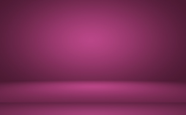 Concept de fond de studio - fond de salle de studio violet dégradé clair vide abstrait pour le produit. fond de studio uni.